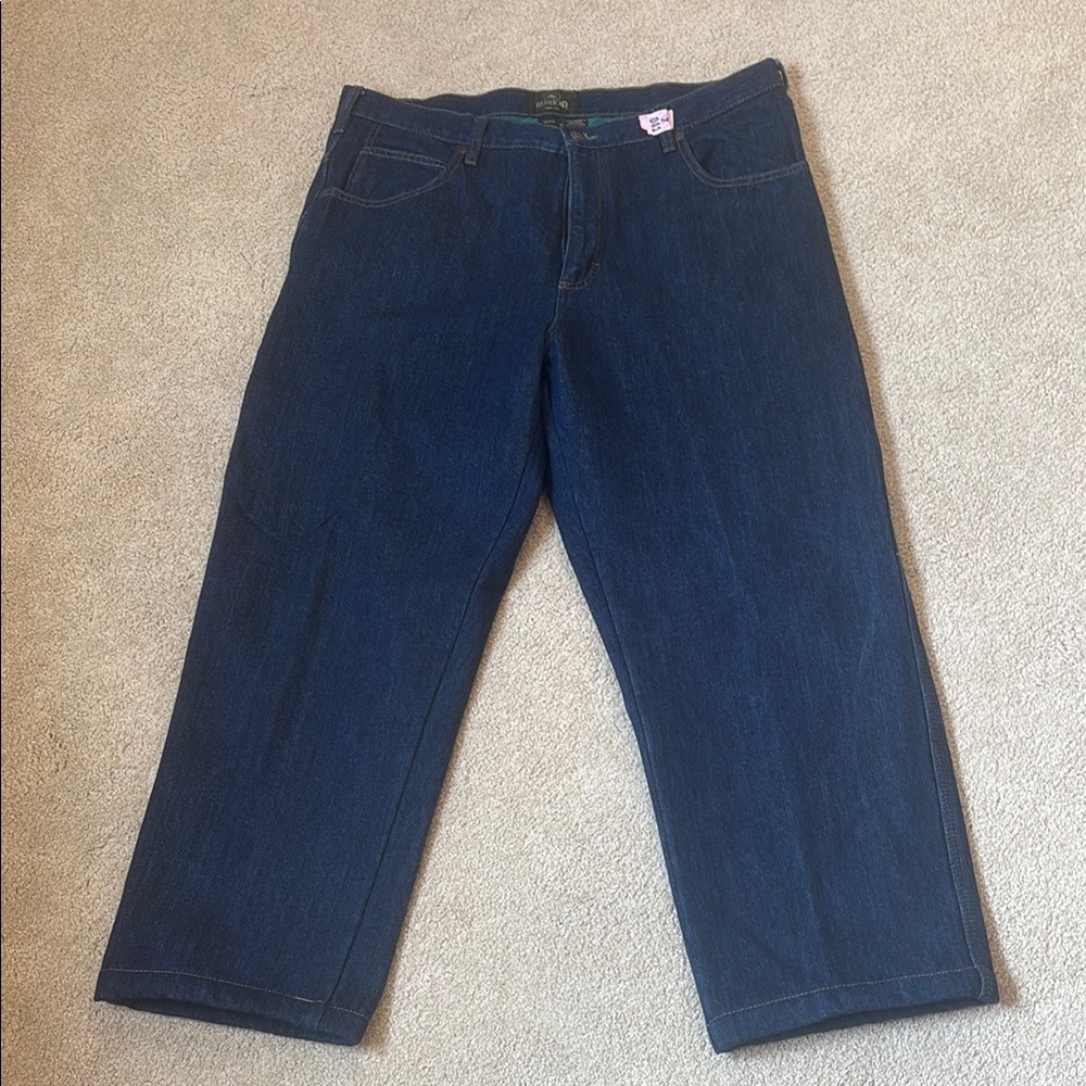 RedHead Relaxed Flannel Lined Blue Jeans